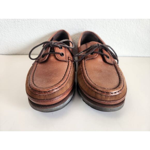 Ralyx by Mephisto Hurrikan Boat Shoe Brown Suede Leather Size 9 Men Excellent main image 4